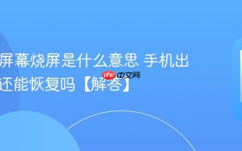 OLED屏幕烧屏是什么意思 手机出现烧屏还能恢复吗【解答】