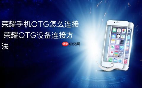 荣耀手机OTG怎么连接 荣耀OTG设备连接方法