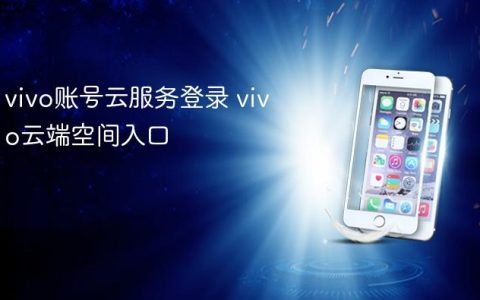 vivo账号云服务登录 vivo云端空间入口