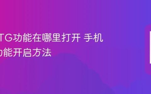 手机OTG功能在哪里打开 手机OTG功能开启方法