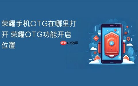 荣耀手机OTG在哪里打开 荣耀OTG功能开启位置