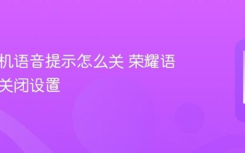 荣耀手机语音提示怎么关 荣耀语音提示关闭设置