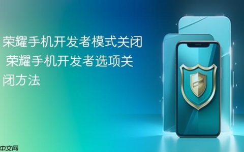荣耀手机开发者模式关闭 荣耀手机开发者选项关闭方法