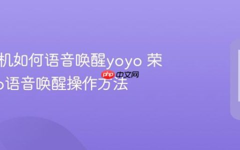荣耀手机如何语音唤醒yoyo 荣耀Yoyo语音唤醒操作方法
