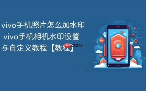vivo手机照片怎么加水印 vivo手机相机水印设置与自定义教程【教程】