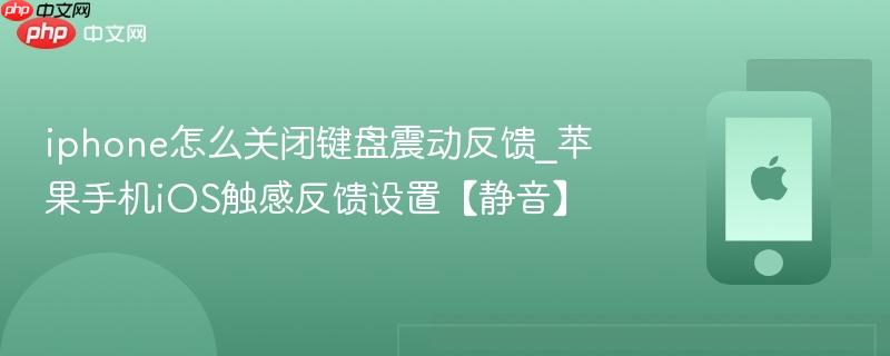 iphone怎么关闭键盘震动反馈_苹果手机ios触感反馈设置【静音】