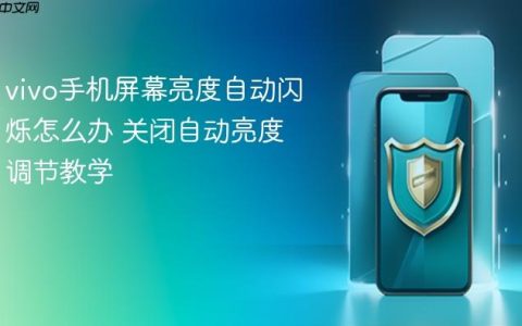 vivo手机屏幕亮度自动闪烁怎么办 关闭自动亮度调节教学