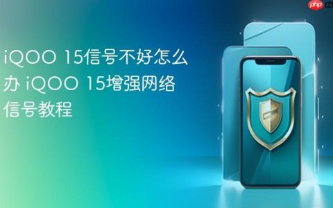 iQOO 15信号不好怎么办 iQOO 15增强网络信号教程