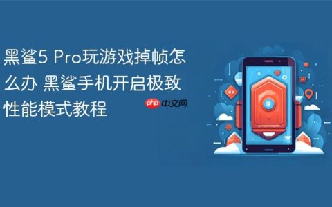 黑鲨5 Pro玩游戏掉帧怎么办 黑鲨手机开启极致性能模式教程