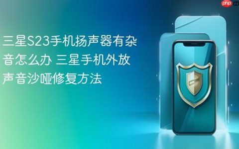 三星S23手机扬声器有杂音怎么办 三星手机外放声音沙哑修复方法