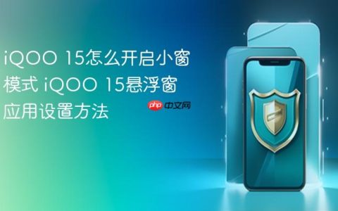 iQOO 15怎么开启小窗模式 iQOO 15悬浮窗应用设置方法