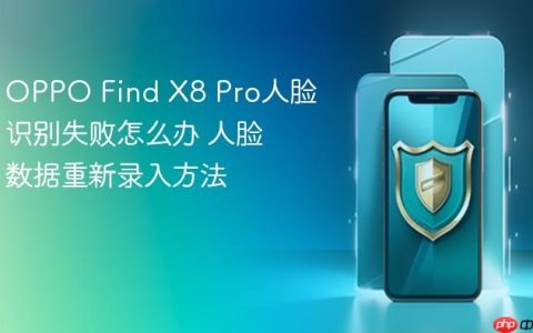 OPPO Find X8 Pro人脸识别失败怎么办 人脸数据重新录入方法