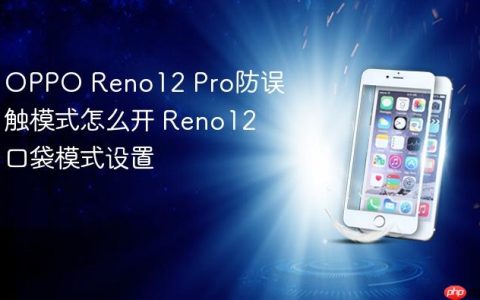 OPPO Reno12 Pro防误触模式怎么开 Reno12口袋模式设置