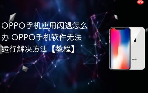 OPPO手机应用闪退怎么办 OPPO手机软件无法运行解决方法【教程】