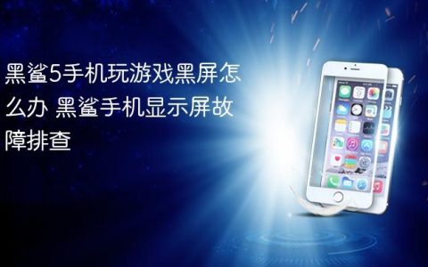黑鲨5手机玩游戏黑屏怎么办 黑鲨手机显示屏故障排查