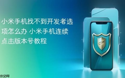 小米手机找不到开发者选项怎么办 小米手机连续点击版本号教程