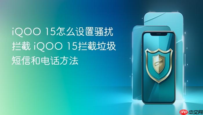 iqoo 15怎么设置骚扰拦截 iqoo 15拦截垃圾短信和电话方法