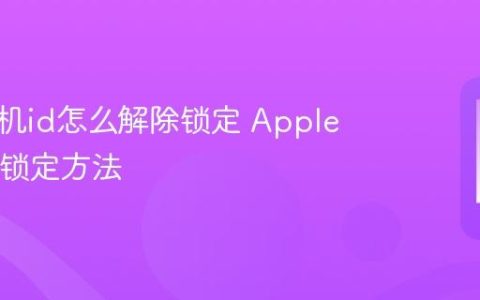 苹果手机id怎么解除锁定 Apple ID解除锁定方法