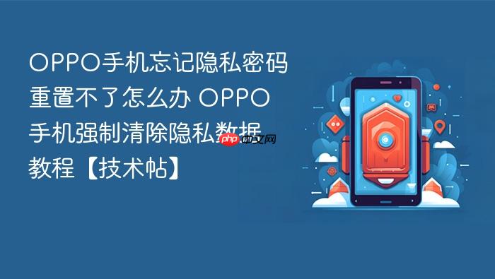oppo手机忘记隐私密码重置不了怎么办 oppo手机强制清除隐私数据教程【技术帖】