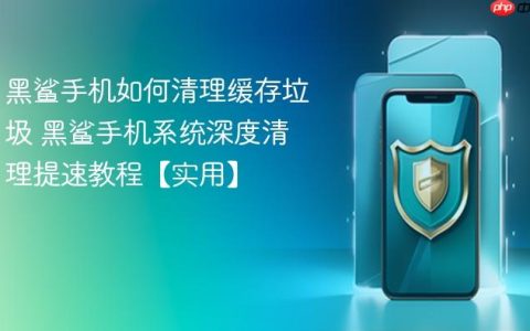 黑鲨手机如何清理缓存垃圾 黑鲨手机系统深度清理提速教程【实用】