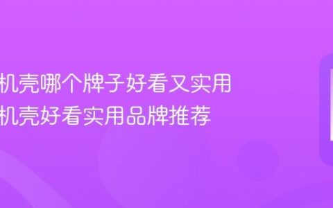 苹果手机壳哪个牌子好看又实用 苹果手机壳好看实用品牌推荐
