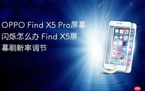 OPPO Find X5 Pro屏幕闪烁怎么办 Find X5屏幕刷新率调节
