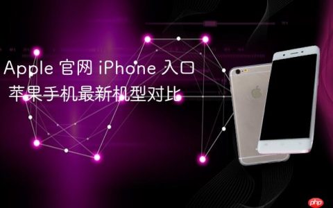 Apple 官网 iPhone 入口 苹果手机最新机型对比