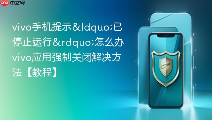 vivo手机提示“已停止运行”怎么办 vivo应用强制关闭解决方法【教程】
