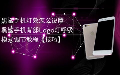 黑鲨手机灯效怎么设置 黑鲨手机背部Logo灯呼吸模式调节教程【技巧】