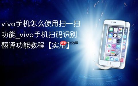 vivo手机怎么使用扫一扫功能?vivo手机扫码识别翻译功能教程【实用】