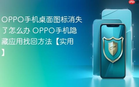 OPPO手机桌面图标消失了怎么办 OPPO手机隐藏应用找回方法【实用】