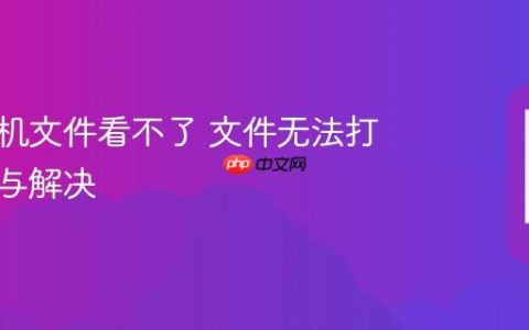苹果手机文件看不了 文件无法打开原因与解决