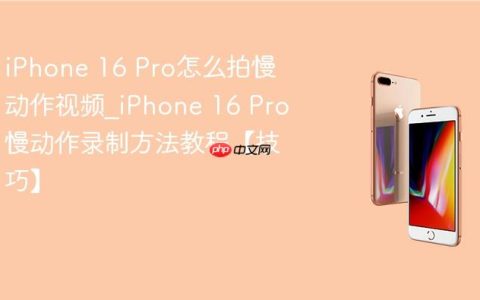 iPhone 16 Pro怎么拍慢动作视频?iPhone 16 Pro慢动作录制方法教程【技巧】