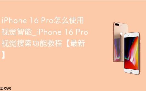 iPhone 16 Pro怎么使用视觉智能?iPhone 16 Pro视觉搜索功能教程【最新】