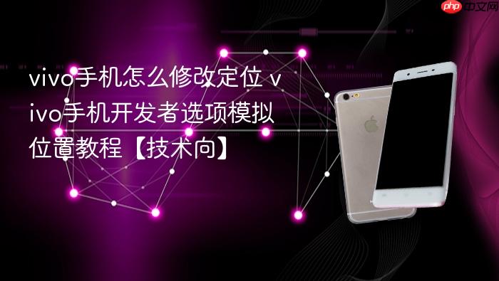 vivo手机怎么修改定位 vivo手机开发者选项模拟位置教程【技术向】