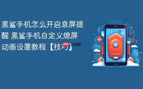 黑鲨手机怎么开启息屏提醒 黑鲨手机自定义熄屏动画设置教程【技巧】