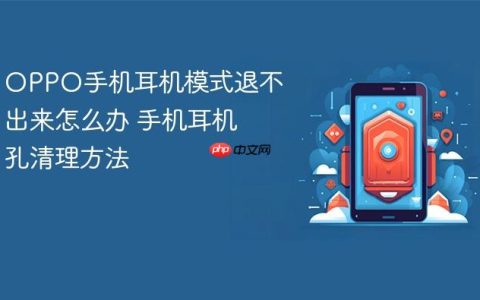 OPPO手机耳机模式退不出来怎么办 手机耳机孔清理方法