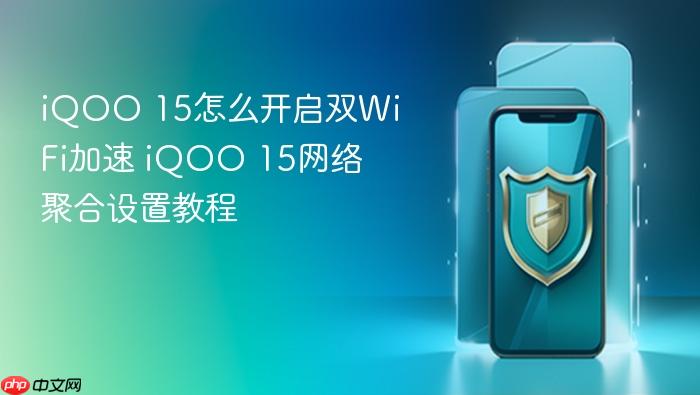 iqoo 15怎么开启双wifi加速 iqoo 15网络聚合设置教程