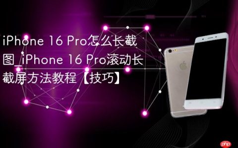 iPhone 16 Pro怎么长截图?iPhone 16 Pro滚动长截屏方法教程【技巧】