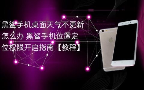 黑鲨手机桌面天气不更新怎么办 黑鲨手机位置定位权限开启指南【教程】
