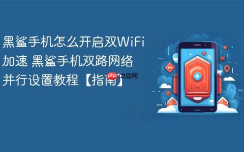 黑鲨手机怎么开启双WiFi加速 黑鲨手机双路网络并行设置教程【指南】