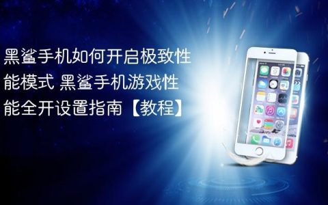 黑鲨手机如何开启极致性能模式 黑鲨手机游戏性能全开设置指南【教程】