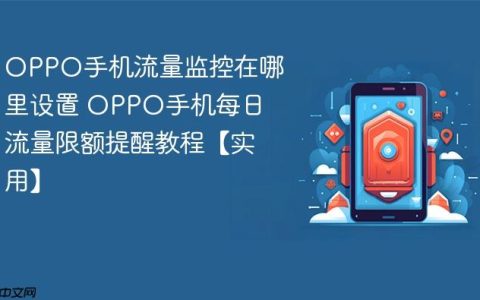 OPPO手机流量监控在哪里设置 OPPO手机每日流量限额提醒教程【实用】