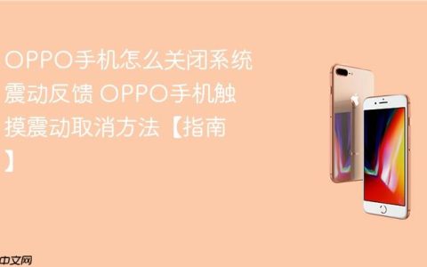 OPPO手机怎么关闭系统震动反馈 OPPO手机触摸震动取消方法【指南】