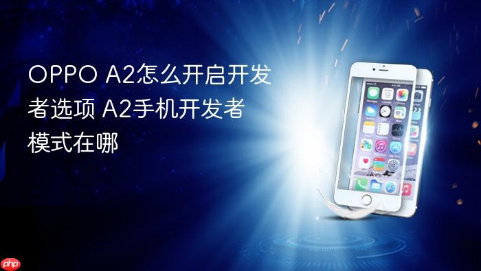 oppo a2怎么开启开发者选项 a2手机开发者模式在哪