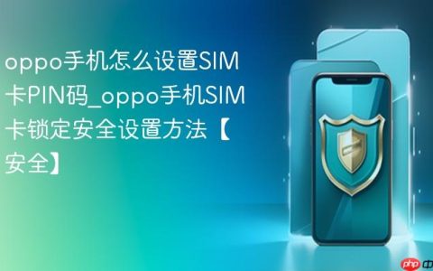 oppo手机怎么设置SIM卡PIN码?oppo手机SIM卡锁定安全设置方法【安全】