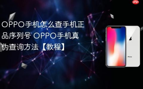 OPPO手机怎么查手机正品序列号 OPPO手机真伪查询方法【教程】