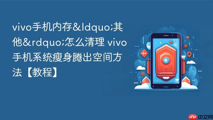 vivo手机内存“其他”怎么清理 vivo手机系统瘦身腾出空间方法【教程】