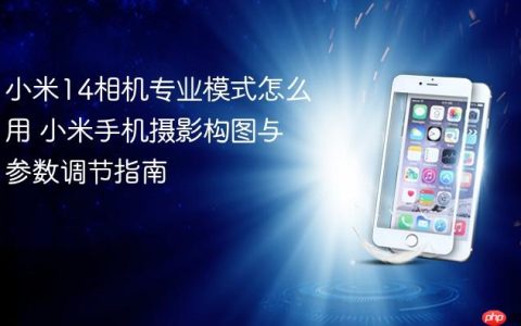小米14相机专业模式怎么用 小米手机摄影构图与参数调节指南