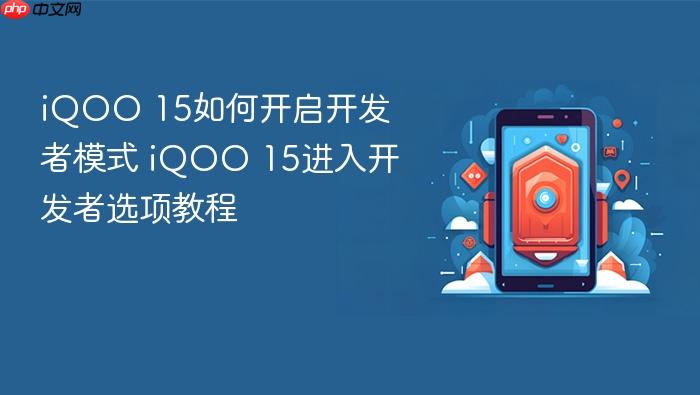 iqoo 15如何开启开发者模式 iqoo 15进入开发者选项教程